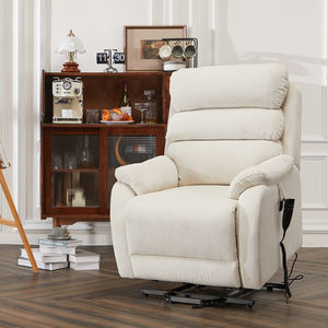 CJSmart muebles de sala de estar cómodo perezoso eléctrico un asiento Chenille Power Lift Chair para ancianos - Product Image 5