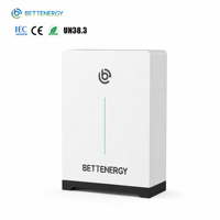 Sistem Penyimpanan Energi Rumah Tangga IP65 10kWh LiFePO4 51 Titik 2V Dengan Komunikasi Inverter Multi Merek