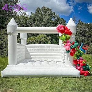 White Bounce House Commercial Luxury White Wedding <strong>Bouncer</strong> <strong>Jumping</strong> <strong>Inflatable</strong> <strong>Castle</strong> - Product Image 2