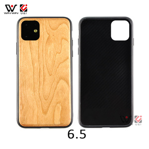 2019 Simple <span class=keywords><strong>de</strong></span> madera <span class=keywords><strong>de</strong></span> la cereza cubierta del caso del teléfono celular para el <span class=keywords><strong>iPhone</strong></span> nuevo modelo - Product Image 1