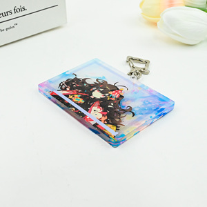 Acrylic UV In Thân Thiện Với Môi Cát Llún Dầu Lỏng Nổi Phim Hoạt Hình Phim Hoạt Hình Charms Tùy Chỉnh Trong Suốt Nhựa Long Lanh Keychain - Product Image 2