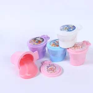 2024 Hot Sale Butter Fluffy Kids Mud Toys Supplier Non-toxic DIY Making Kit Slime