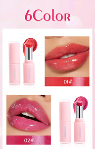 MLM custom Pearlescent Plumping Lipstick Waterproof Mirror Gloss Long Lasting Moisturizing High Color Rendering Solid <b>lip</b> gloss - Product Image 6