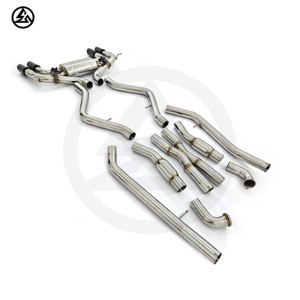 X5m X6M E70 E71 4.4t exhaust muffler với điều khiển từ xa van catback 304 thép không gỉ ống xả - Product Image 5