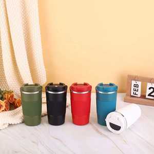 Cadeau d'entreprise CJX, tasse à café isotherme 380/500 ml, mug thermique, logo personnalisé imprimé, promotion, bouteille isotherme de voyage pour voiture - Product Image 4