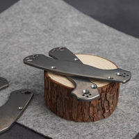 Écailles de couteau en titane dépoli par électroérosion à fil CNC GR5 pour Para 3 Spyderco Benchmade Bugout 535 STWorks