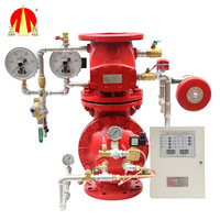 Vanne d'alarme humide (fer ductile) pour équipement de lutte contre l'incendie, réservoir de mousse avec système d'incendie à jet d'eau pour la protection incendie
