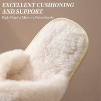Chaussons blancs chauds en peluche pelucheux à bout ouvert, chaussons de mariage de fête nuptiale moelleux, chaussons de maison doux pour célibataire