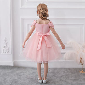 MQATZ <span class=keywords><strong>Robe</strong></span> à fleurs brodées de style européen <span class=keywords><strong>Robe</strong></span> de fête et de mariage formelle pour enfants <span class=keywords><strong>Robe</strong></span> de bal princesse pour enfants - Product Image 5