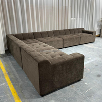 Ensemble de canapés en tissu de Style contemporain, meubles de salon modernes, meubles exquis, modèles modulaires, canapé doux