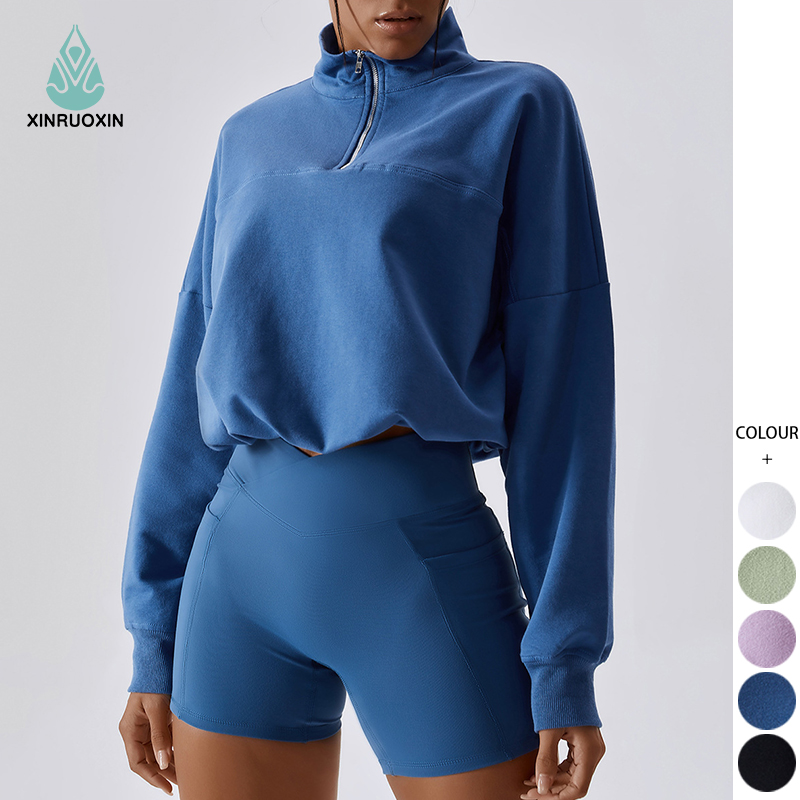 New Yoga Long Sleeve Fashion Fitness Wear Breathable Yoga Top High-end Seamless High Elastic Gym Clothes Women
