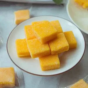 Cugar kaplı yeni ürün zengin Mango aromalı yumuşak şeker jöle şeker