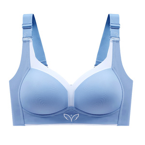 <span class=keywords><strong>Reggiseno</strong></span> Corsetto da Donna Coppe <span class=keywords><strong>C</strong></span> D E, Intimo in Maglia con Spalline Regolabili, Imbottito Push-Up, Regolazione in Pizzo, Senza Ferretto, Coppe Grandi - Product Image 2
