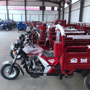 รถสามล้อเครื่องยนต์สีแดงราคาถูกจากจีน ปี 2025 รถสามล้อเบนซิน รถจักรยานยนต์สามล้อ สำหรับขนส่งสินค้า - Product Image 3