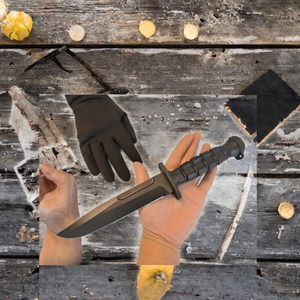 Couteau à lame fixe en acier inoxydable 5Cr13, manche noir G10, style Bowie, tactique, camping, chasse, survie en plein air - Product Image 2