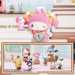 TOPTOY <span class=keywords><strong>Original</strong></span> Sann-Rio Serie Restaurante de Patinaje sobre Ruedas <span class=keywords><strong>Kuromi</strong></span> Figura de PVC Hecha a Mano de 7-10CM para Decoración de Escritorio, Caja Sorpresa, Juguete de Regalo - Product Image 4