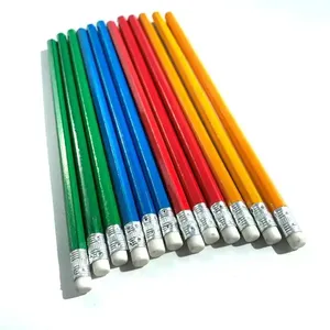 木制石墨铅笔，带橡皮擦，儿童书写有趣的新奇学校用品教室学生奖励派对优惠
