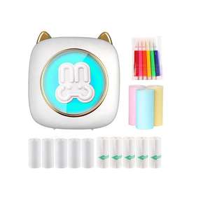 Imprimante thermique portable mini à bas prix pour usage domestique, vente <span class=keywords><strong>en</strong></span> gros d'usine, lumière RVB, étiquettes, <span class=keywords><strong>mots</strong></span>, images pour étudiants - Product Image 5