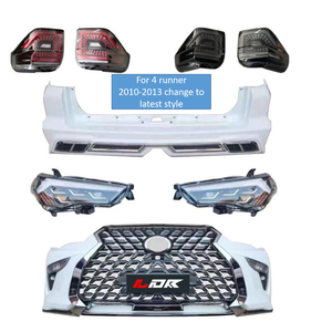Para TO-2017 4 Runner 2010-2020 Actualización a Lexus Grille BodyKit Faros LED Plug and Play LX Estilo Parachoques Luces traseras - Product Image 3