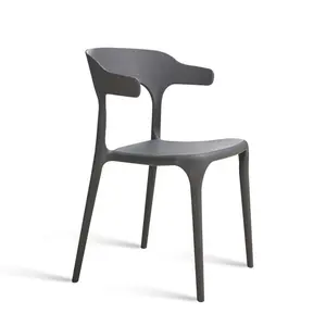 Home Office Dinning Room Furniture Sillas Plasticas Chaise Modern Restaurant Leisure Cafe Stackable Dining Plastic Chair