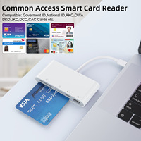 Lecteur de cartes Type-C multifonction intelligent avec prise en charge SD/TF/eSIM/IC, adaptateur OTG externe pour clé USB