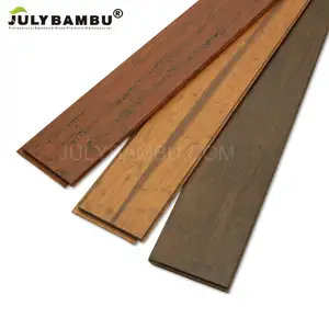 Bon prix Certificats de plancher Easy Lock Plancher en bois de terrasse en bambou extérieur pour appartement