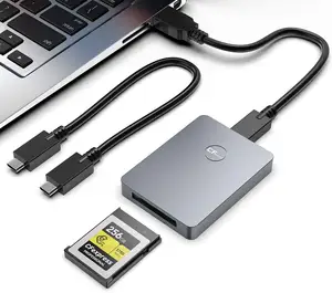 Intercambio en caliente USB 3,0 CFexpress Tipo B Lector de tarjetas Escritor Alta velocidad 10Gbps Tarjeta de cámara Lector de tarjetas de memoria