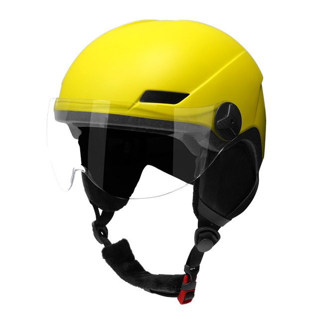 Adult Light Ski Helmet with Durable PC/EPS Foam Shell Snowboard Goggle-Friendly Adjustable Fit for Winter Snow Sports