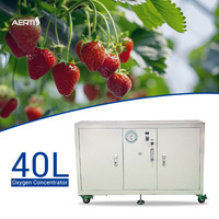 Générateur d'oxygène commercial et industriel AERTI New Big Flow 40L/min, réglable, 93% de concentration, 220V