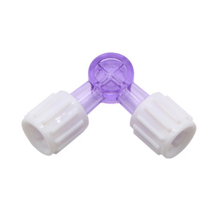 Medical Two Way Disposable Hydrotherapy Drug Mixing Adapter With Cap Protection For Medical Aesthetic Use - Product Image 2
