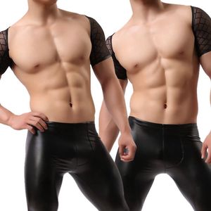 Camiseta Sexy Gay para hombre, ropa interior barata, chaleco comprimido transparente - Product Image 3