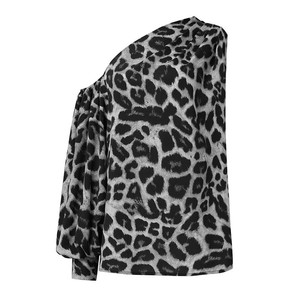 Taglie forti <span class=keywords><strong>5XL</strong></span> elegante Design monospalla manica lunga camicie da donna e camicette da donna Top - Product Image 2