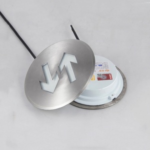 Lampada da Terra IP65 IP66 IP67 220V in Acciaio Inox, Lampada Interrata per Emergenze Antincendio, Lampada Impermeabile per Evacuazione - Product Image 4