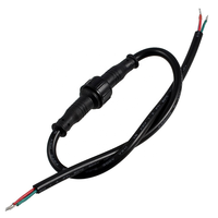 2, 3, 4, 5, 6, 7, 9 Pin IP68 M12 impermeable conector de alimentación Sp13 Cable