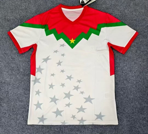 เสื้อฟุตบอลแอฟริกาคัพ บูร์กินาฟาโซ ลายเบอร์ทรานด์ ตราโอเร กุสตาโว ซางาเร่ เอ็ดมอนด์ ทัปโซบา ผลิตด้วยมือ เทคโนโลยีแห้งเร็ว - Product Image 3