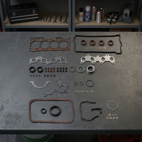 Kit complet de joints de moteur 4E-FE pour Vios/ Caoutchouc non-amianté OE 04111-11140 Garantie 1 an Haute qualité