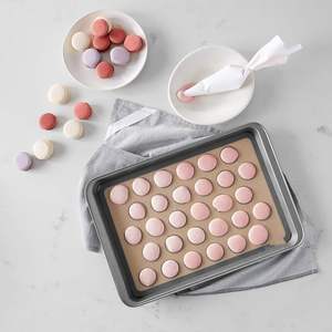 Tapis de cuisson en silicone antiadhésif pour pâtisserie, tapis à pétrir et à rouler la pâte avec surface en caoutchouc antidérapante, tapis de cuisson en silicone - Product Image 6