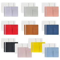 Porte-passeport personnalisé vierge blanc en cuir PU et toile, design créatif, transfert thermique par sublimation, cadeau