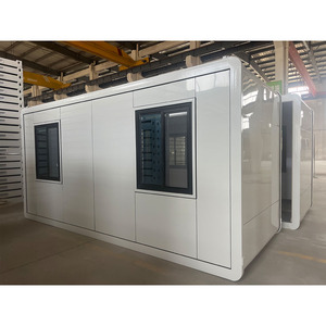 Prefab Steel Apple <span class=keywords><strong>Pod</strong></span> Cabin House <span class=keywords><strong>Pod</strong></span> para dormir con dormitorio Cápsula Habitación de hotel - Product Image 6