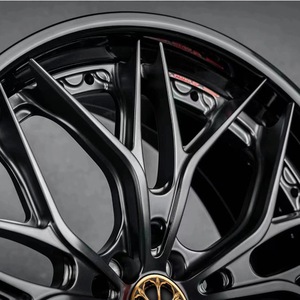 Cerchi in Lega di Alluminio Forgiati Scomponibili in 2 Pezzi Hyper <span class=keywords><strong>Black</strong></span> di Grande Successo per Auto di Lusso C8 BMW <span class=keywords><strong>Ferrari</strong></span> con Design a Cava Profonda da 16-26 Pollici - Product Image 5