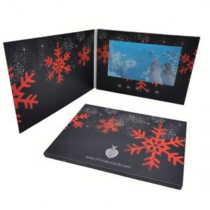 Wholesale Custom 7 Inch Paper Greeting <b>Cards</b> Business Gift <b>Wedding</b> <b>Box</b> Invitations Suite Book Video Brochure Christmas - Product Image 1