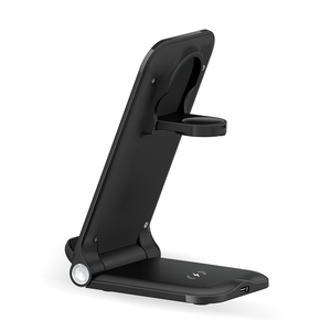 Universal 3-in-1 <strong>Wireless</strong> <strong>Charging</strong> Station Multi-Function Foldable Phone <strong>Stand</strong> with 10W Output Power for Earphones - Product Image 6