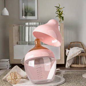 Biberón de Vidrio de Boca Ancha con Diseño Nuevo, Anti-Caídas, <span class=keywords><strong>para</strong></span> Recién Nacidos de 0 a 12 Meses, con Estampado Animal, Producto Seguro <span class=keywords><strong>para</strong></span> Bebés - Product Image 3