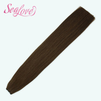 Extensions de cheveux vierges russes invisibles de haute qualité 2026, tissage naturel Genius Weft, toutes couleurs, extensions de cheveux humains doux
