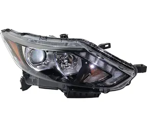 Manufacturer Headlight Assembly Compatible with 2017-2018 Nissan Qashqai & 2017-2020 Nissan Rogue Sport Halogen, Passenger Side