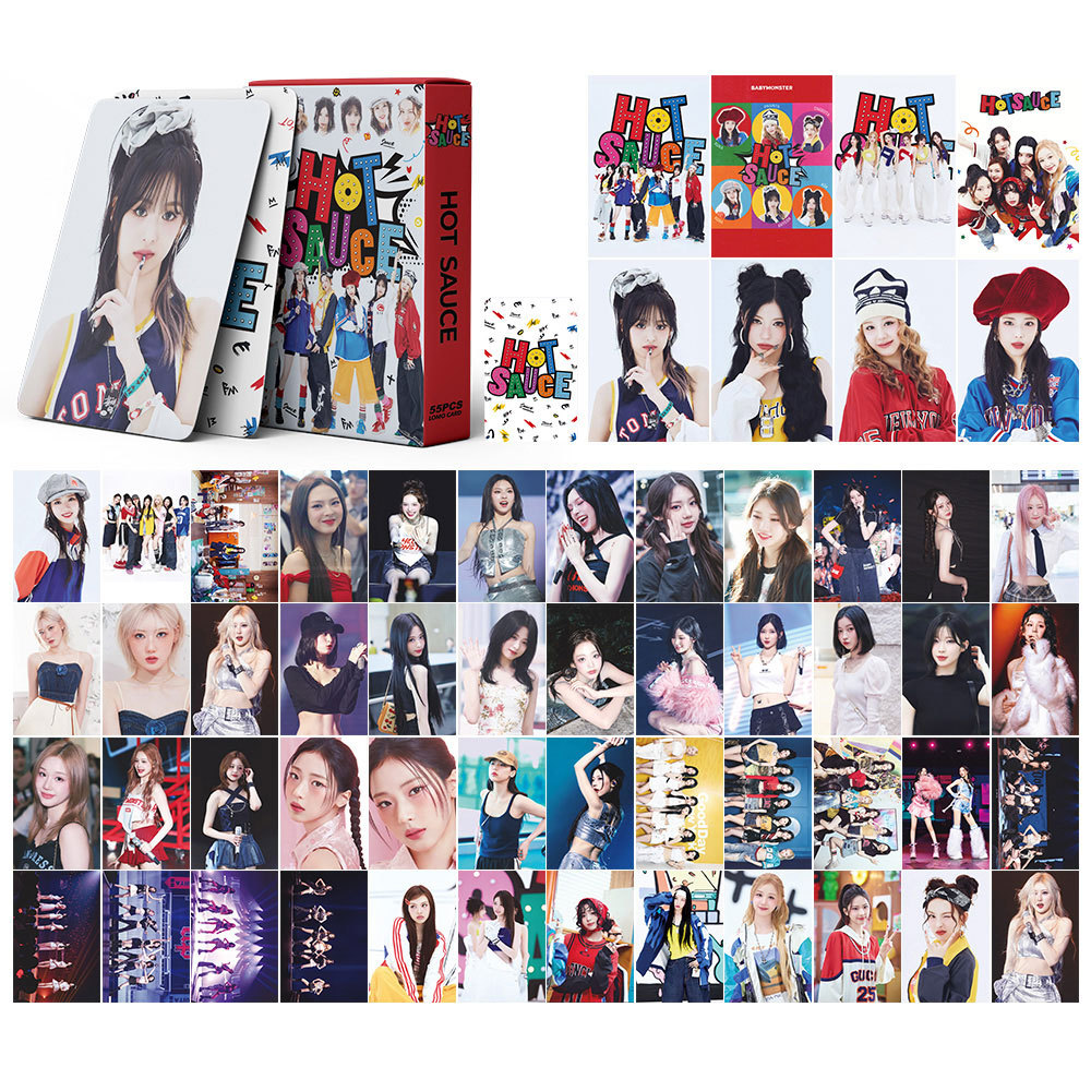 AHYEON RORA Photocard ASA RUKA CHIQUITA BABYMONSTER HOT SAUCE LOMO
