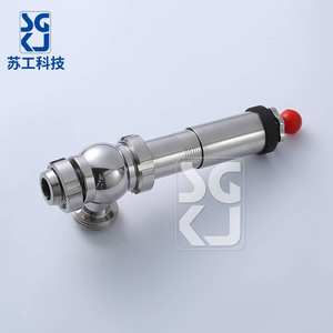 Venta al por mayor del fabricante: Válvulas sanitarias de seguridad de acero inoxidable 304, válvulas de alivio de presión, aptas para uso general. - Product Image 4