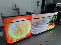 Cabina de DJ LED de Alquiler con Tamaño Personalizado P1.86/P2.5, Mostrador Frontal, Pantalla de Mesa Portátil, Resistente al Agua IP65, Brillo de 1000cd, Adobe RGB 98%
