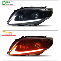 Feux avant LED pour Toyota Corolla 2007 à 2010 (modèle 2009)