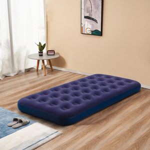 <span class=keywords><strong>Matelas</strong></span> pneumatique de camping individuel en PVC, lit gonflable, lit gonflable pliable pour adultes, confort de voyage <span class=keywords><strong>sans</strong></span> pompe - Product Image 1